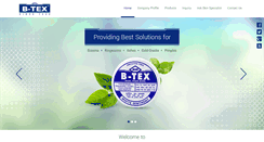 Desktop Screenshot of btex.in